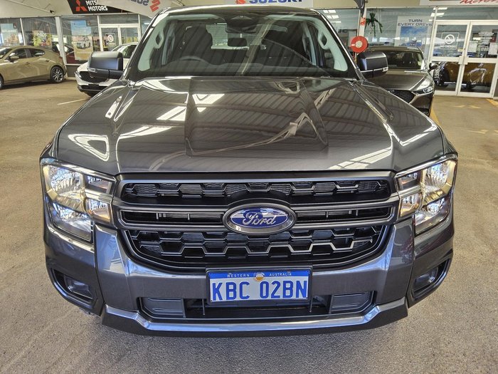 2024 Ford Ranger Black Edition MY24.50 4X4 Dual Range Meteor Grey