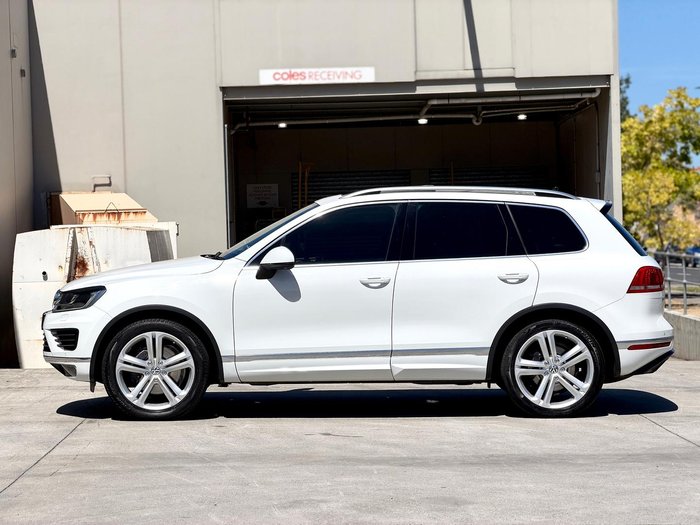 2016 Volkswagen Touareg V8 TDI R-Line 7P MY16 Four Wheel Drive Pure White