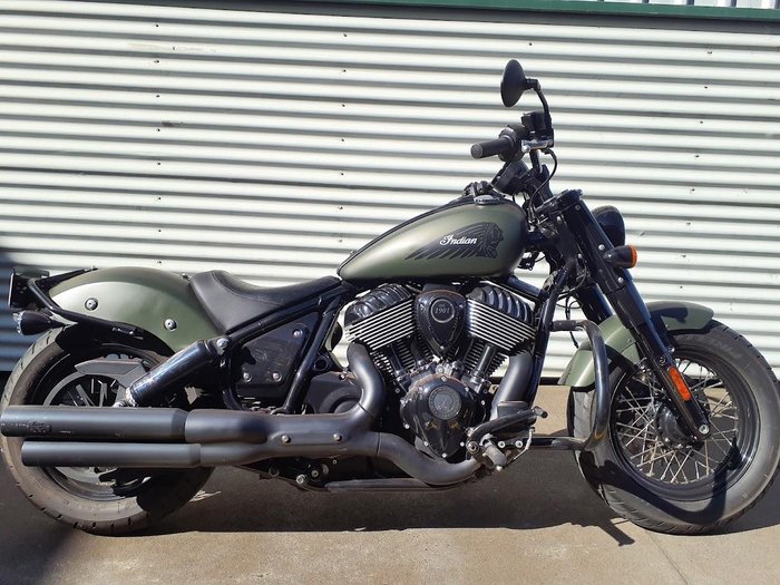 2021 Indian Chief Bobber Dark Horse 1890 Chief Green