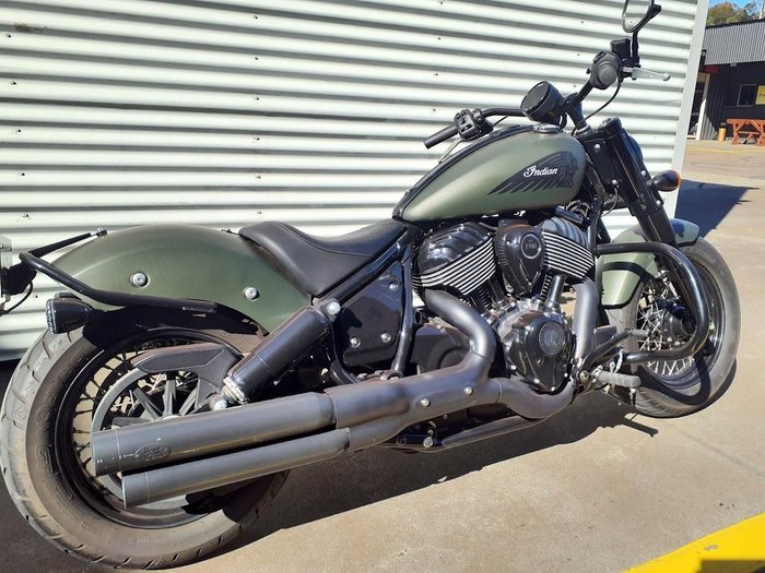 2021 Indian Chief Bobber Dark Horse 1890 Chief Green