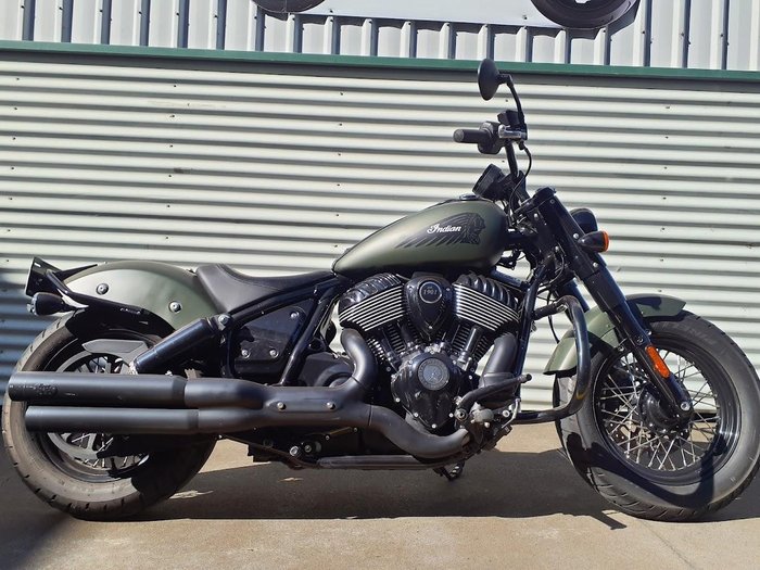 2021 Indian Chief Bobber Dark Horse 1890 Chief Green