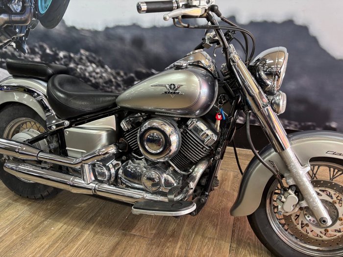 2009 Yamaha XVS650A V-STAR CLASSIC SILVER