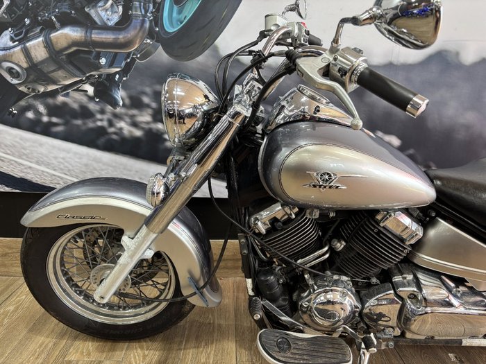 2009 Yamaha XVS650A V-STAR CLASSIC SILVER