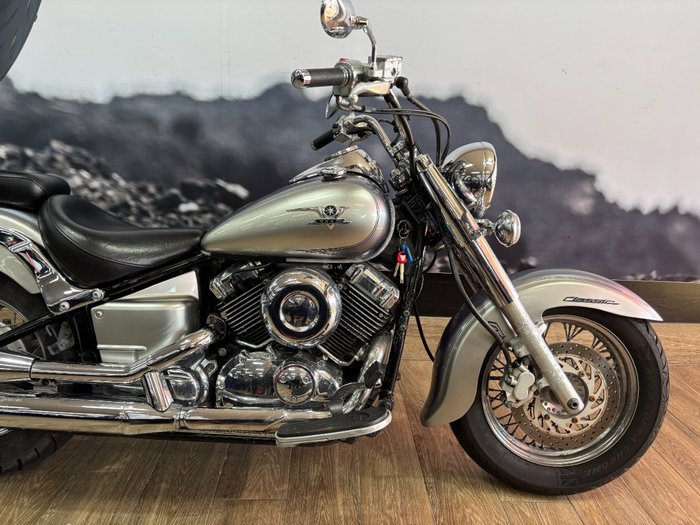 2009 Yamaha XVS650A V-STAR CLASSIC SILVER