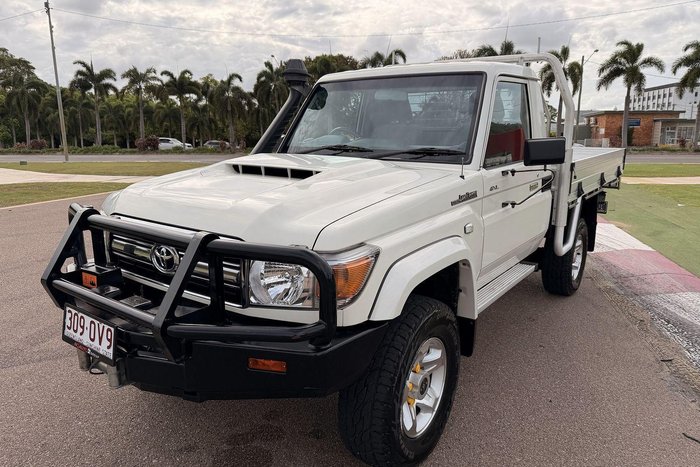 2020 Toyota Landcruiser GXL VDJ79R 4X4 Dual Range French Vanilla