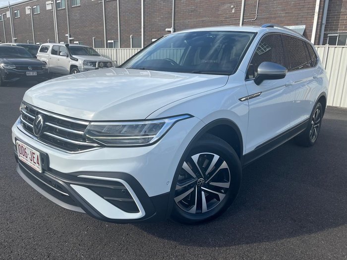 2022 Volkswagen Tiguan 162TSI Adventure Allspace 5N MY22 Four Wheel Drive Pure White