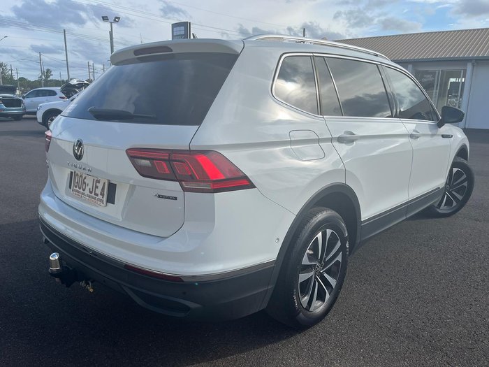 2022 Volkswagen Tiguan 162TSI Adventure Allspace 5N MY22 Four Wheel Drive Pure White