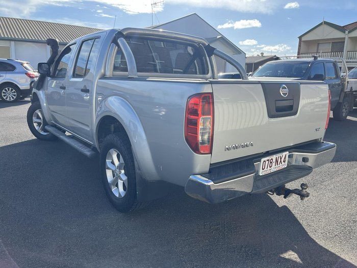 2013 Nissan Navara ST D40 Series 6 4X4 Dual Range Silver Lightning