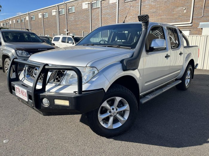 2013 Nissan Navara ST D40 Series 6 4X4 Dual Range Silver Lightning