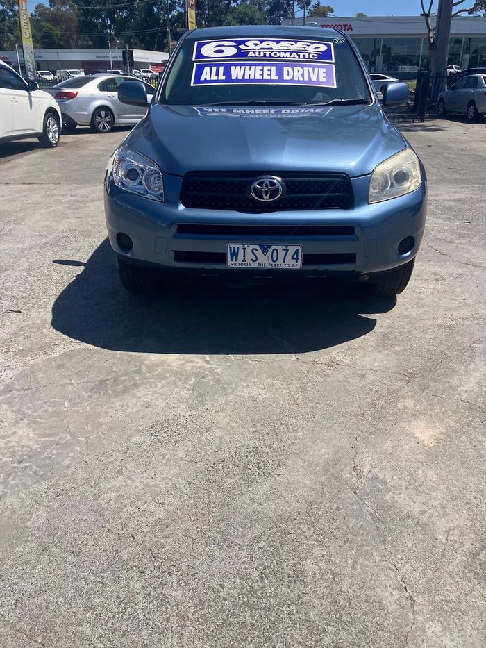 2008 Toyota RAV4 CV ACA33R MY08 4X4 On Demand Blue Storm