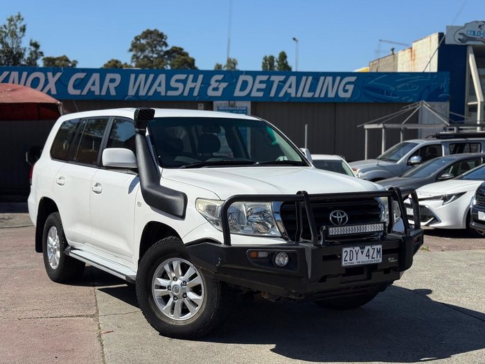 2009 Toyota Landcruiser GXL VDJ200R 4X4 Constant Powder White