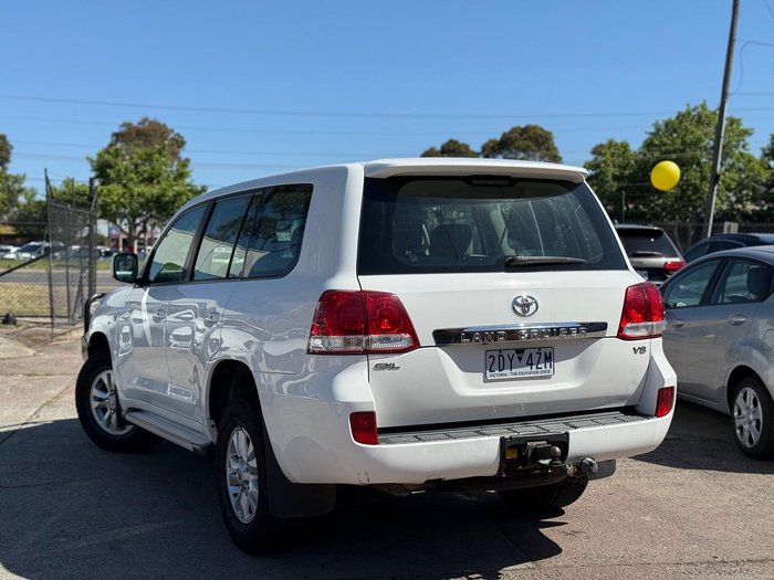 2009 Toyota Landcruiser GXL VDJ200R 4X4 Constant Powder White