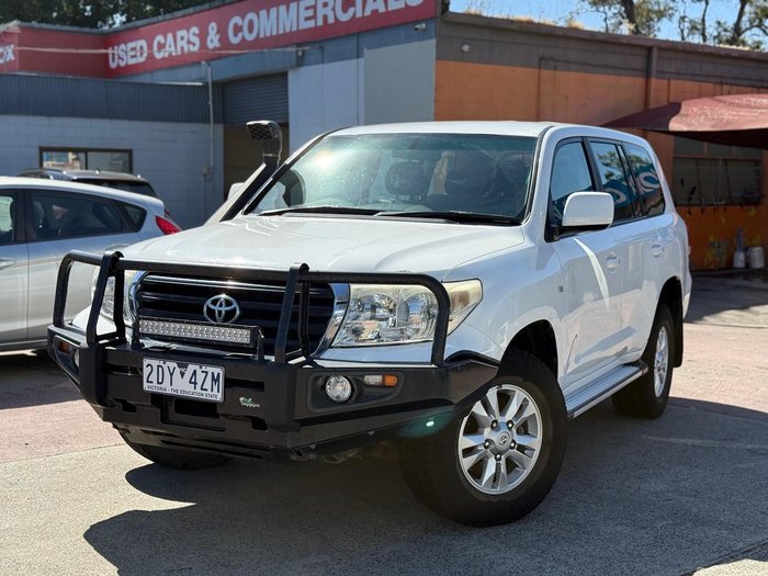 2009 Toyota Landcruiser GXL VDJ200R 4X4 Constant Powder White