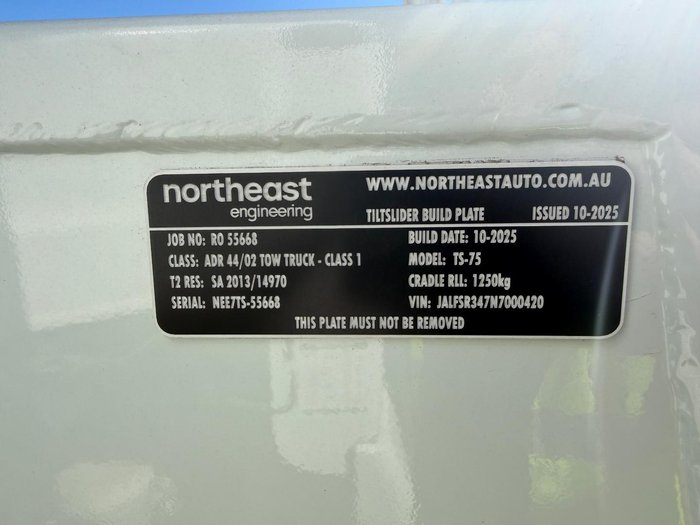 2023 Isuzu F Series FSD140/120-260