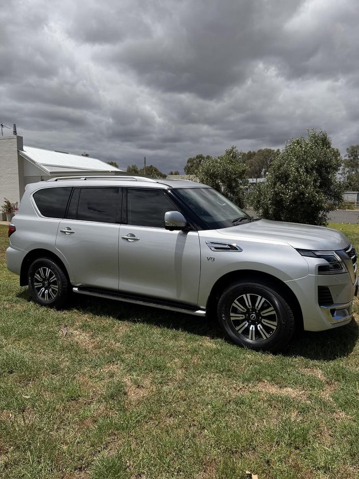 2023 Nissan Patrol Ti-L Y62 MY23 4X4 Dual Range Brilliant Silver