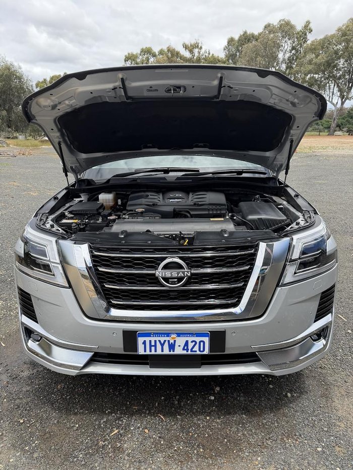 2023 Nissan Patrol Ti-L Y62 MY23 4X4 Dual Range Brilliant Silver