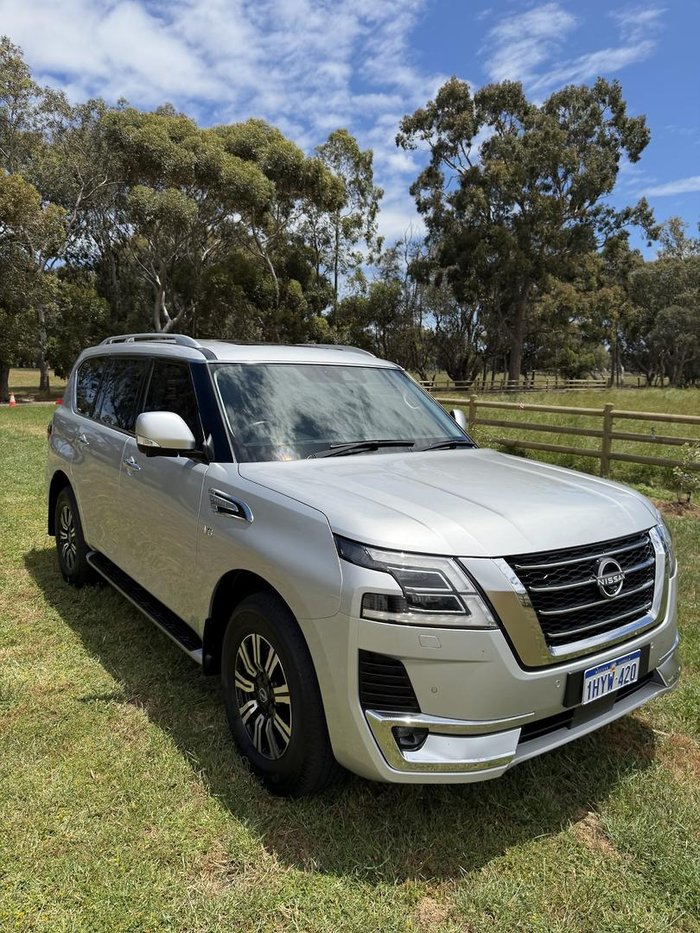 2023 Nissan Patrol Ti-L Y62 MY23 4X4 Dual Range Brilliant Silver