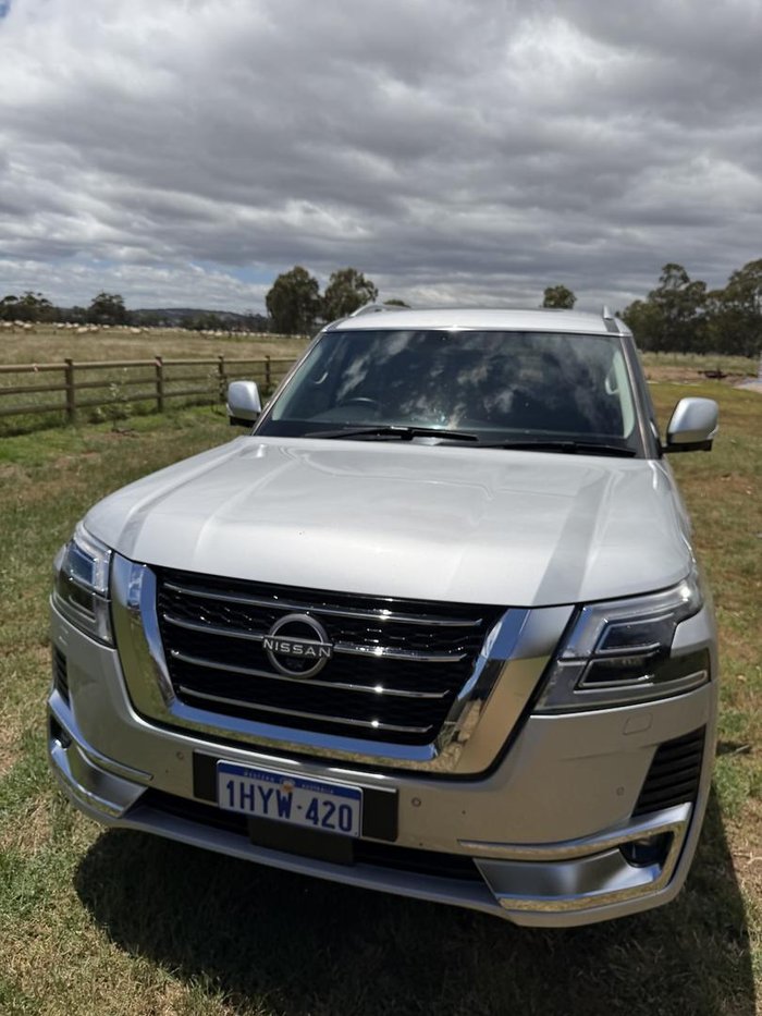 2023 Nissan Patrol Ti-L Y62 MY23 4X4 Dual Range Brilliant Silver
