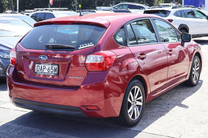 2015 Subaru Impreza 2.0i Premium G4 MY15 AWD Venetian Red
