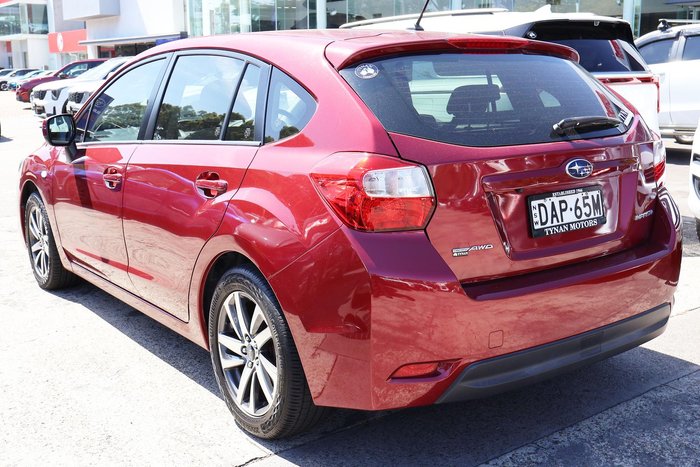 2015 Subaru Impreza 2.0i Premium G4 MY15 AWD Venetian Red
