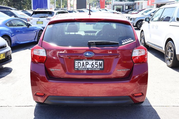 2015 Subaru Impreza 2.0i Premium G4 MY15 AWD Venetian Red
