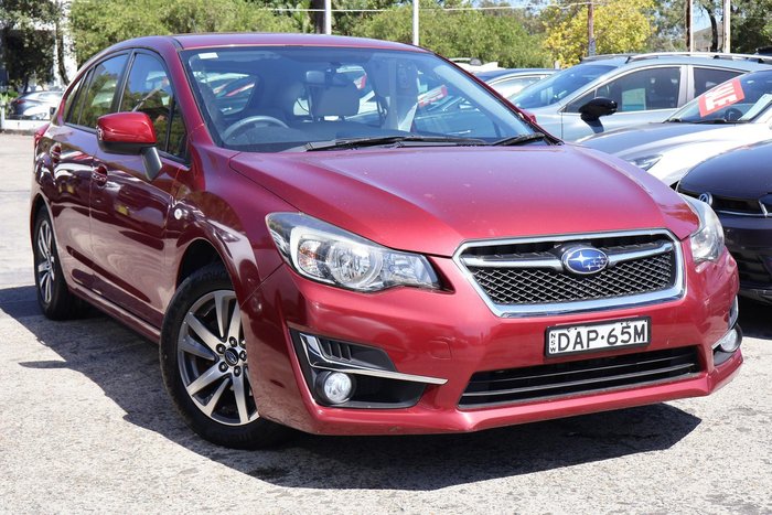 2015 Subaru Impreza 2.0i Premium G4 MY15 AWD Venetian Red