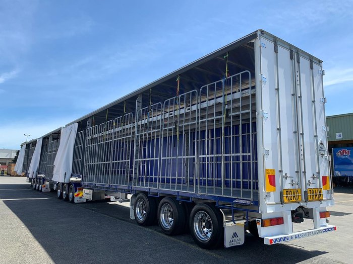 2023 Maxitrans St3 46 Pallet Drop Deck B Triple Mezzanine R/T