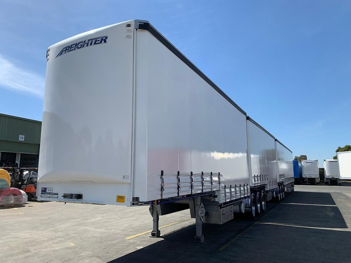 2023 Maxitrans St3 46 Pallet Drop Deck B Triple Mezzanine R/T