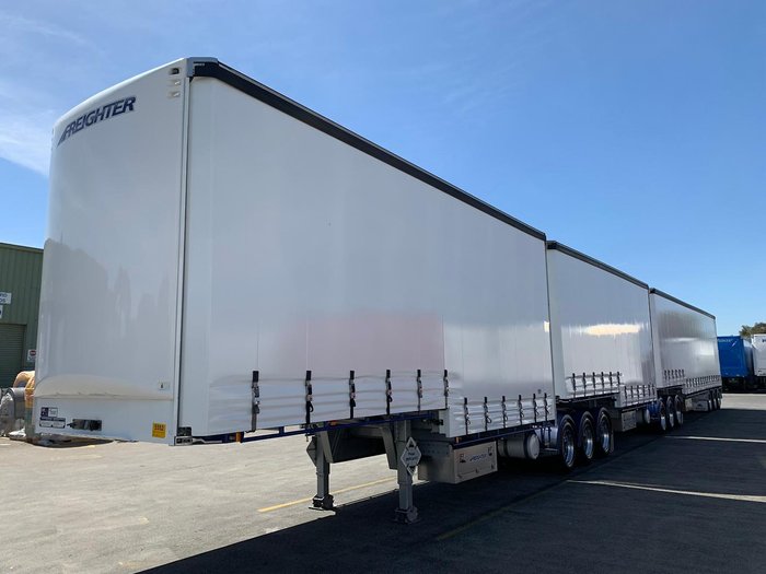 2023 Maxitrans St3 46 Pallet Drop Deck B Triple Mezzanine R/T