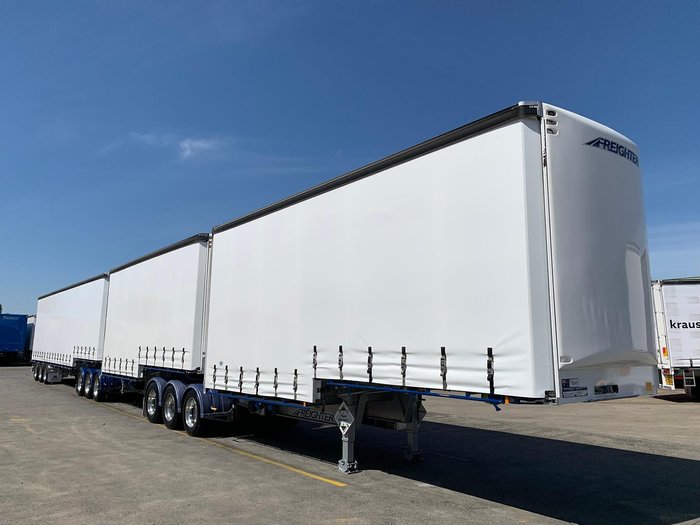 2023 Maxitrans St3 46 Pallet Drop Deck B Triple Mezzanine R/T