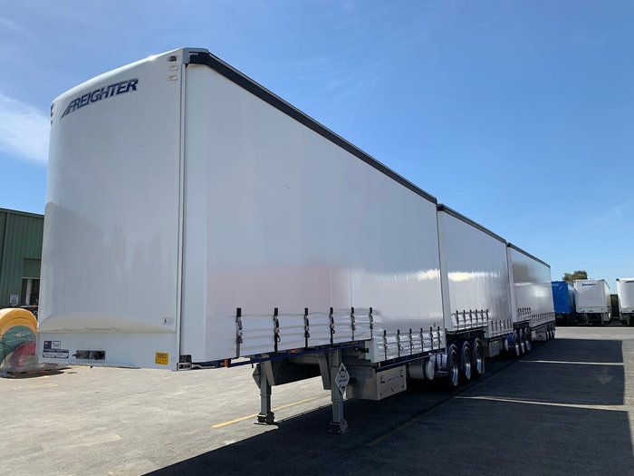 2023 Maxitrans St3 46 Pallet Drop Deck B Triple Mezzanine R/T