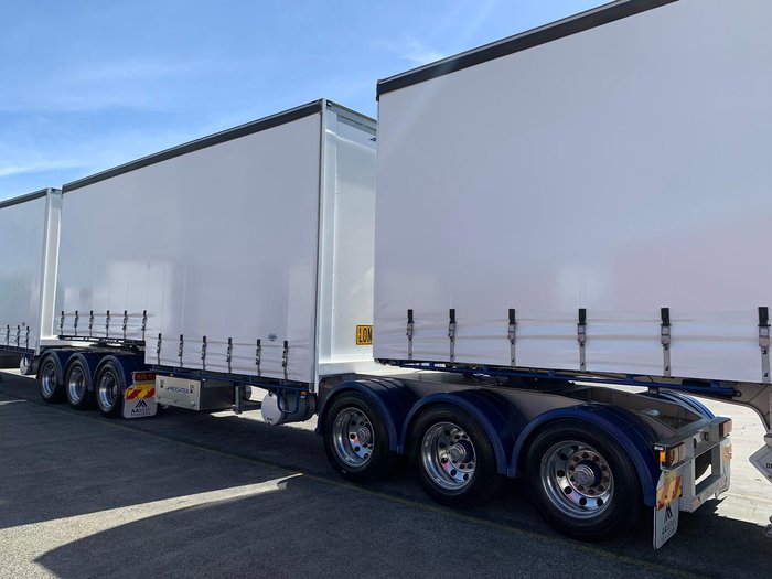 2023 Maxitrans St3 46 Pallet Drop Deck B Triple Mezzanine R/T