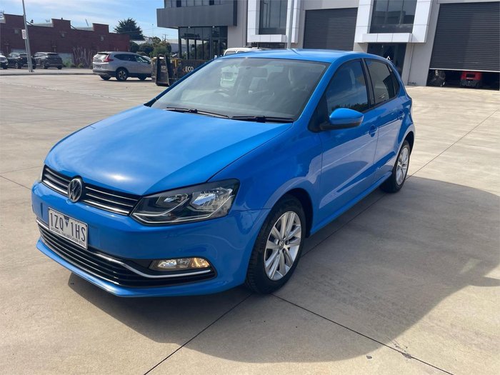 2015 Volkswagen Polo 81TSI Comfortline 6R MY15 Cornflower Blue