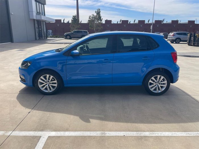 2015 Volkswagen Polo 81TSI Comfortline 6R MY15 Cornflower Blue