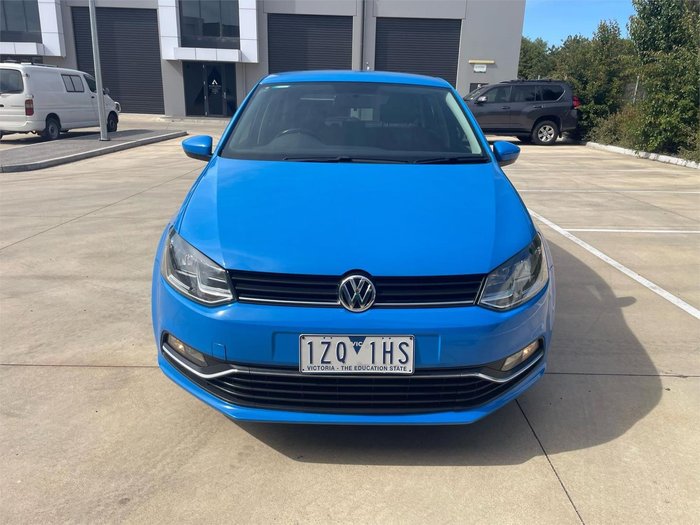2015 Volkswagen Polo 81TSI Comfortline 6R MY15 Cornflower Blue