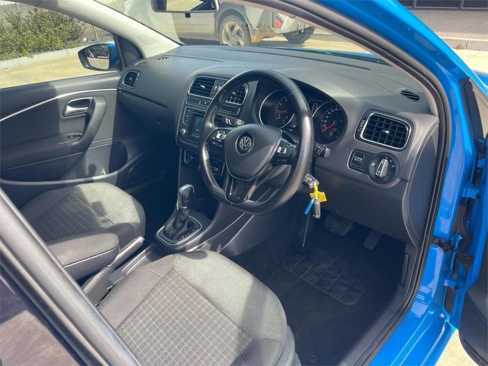 2015 Volkswagen Polo 81TSI Comfortline 6R MY15 Cornflower Blue