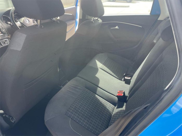 2015 Volkswagen Polo 81TSI Comfortline 6R MY15 Cornflower Blue