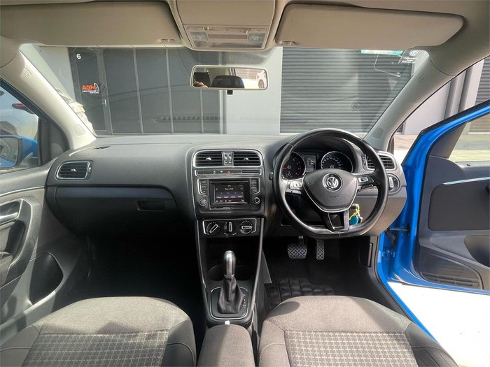 2015 Volkswagen Polo 81TSI Comfortline 6R MY15 Cornflower Blue