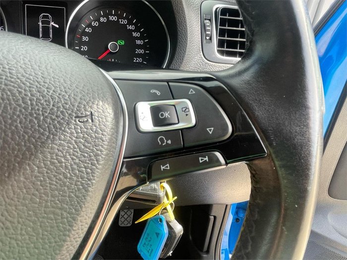 2015 Volkswagen Polo 81TSI Comfortline 6R MY15 Cornflower Blue