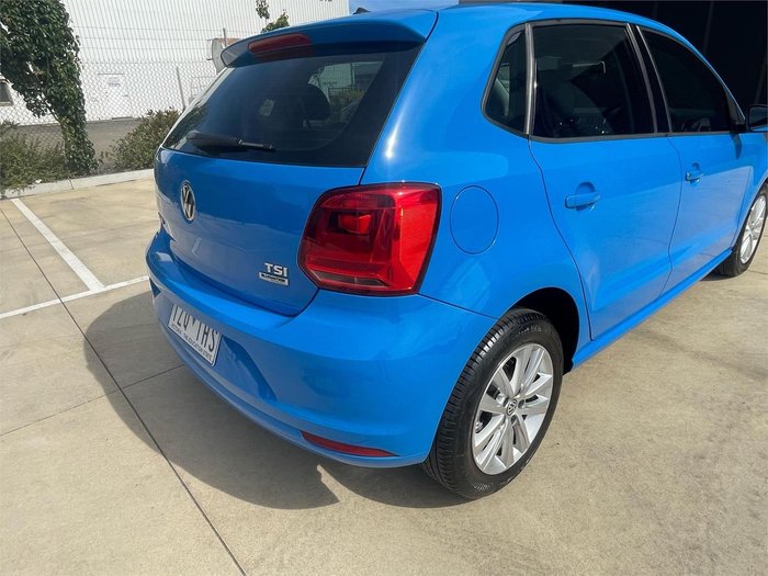 2015 Volkswagen Polo 81TSI Comfortline 6R MY15 Cornflower Blue