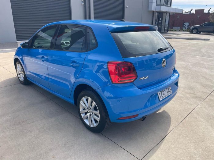 2015 Volkswagen Polo 81TSI Comfortline 6R MY15 Cornflower Blue