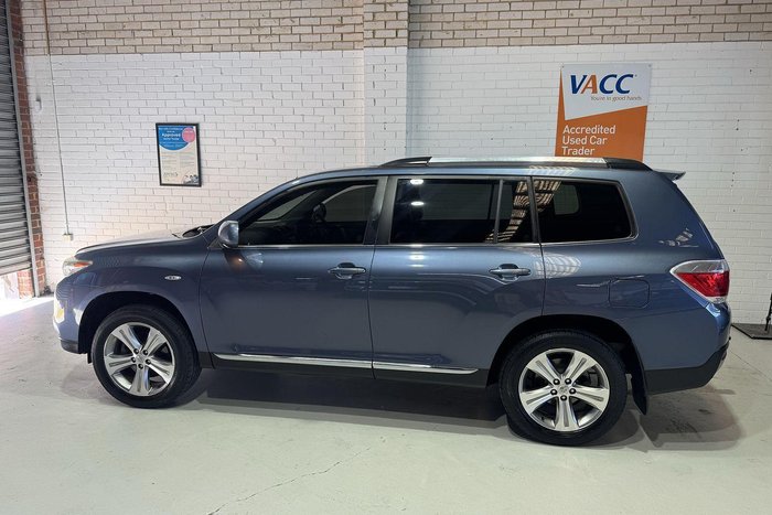 2013 Toyota Kluger KX-S GSU45R AWD Tidal Blue