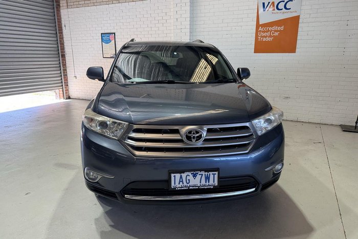 2013 Toyota Kluger KX-S GSU45R AWD Tidal Blue