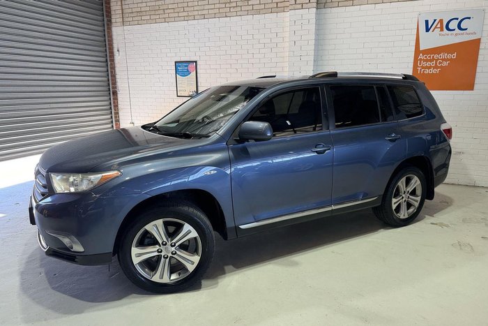 2013 Toyota Kluger KX-S GSU45R AWD Tidal Blue