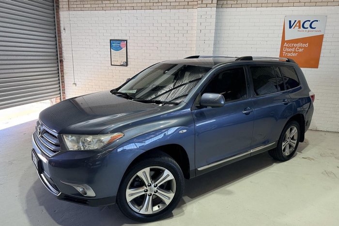 2013 Toyota Kluger KX-S GSU45R AWD Tidal Blue