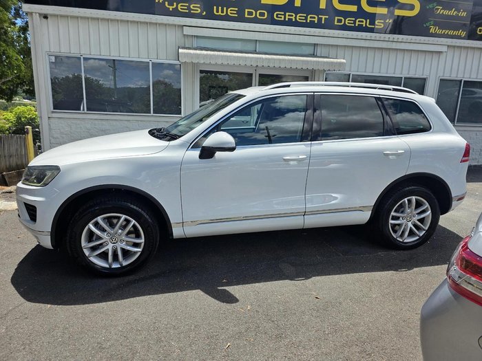 2015 Volkswagen Touareg V6 TDI 7P MY15 Four Wheel Drive Pure White