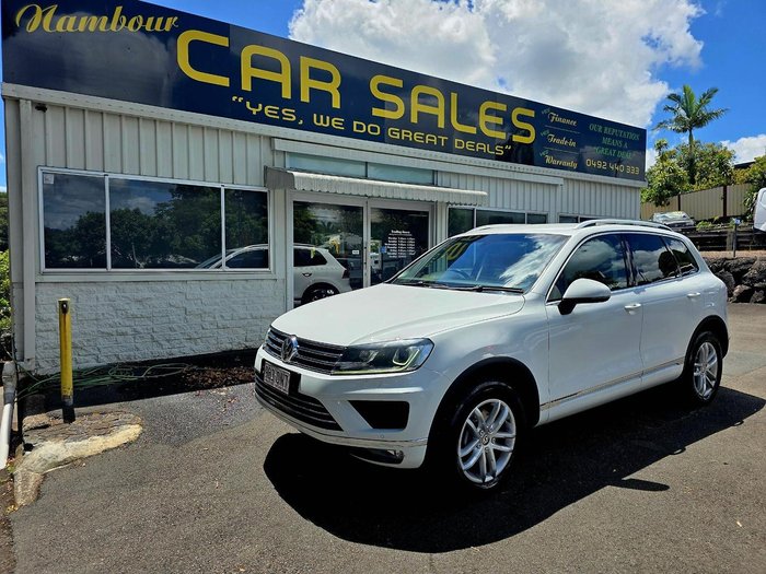 2015 Volkswagen Touareg V6 TDI 7P MY15 Four Wheel Drive Pure White