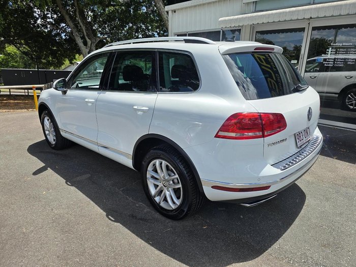 2015 Volkswagen Touareg V6 TDI 7P MY15 Four Wheel Drive Pure White
