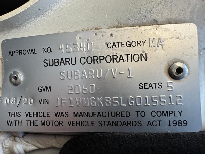 2020 Subaru Levorg 2.0 STI Sport