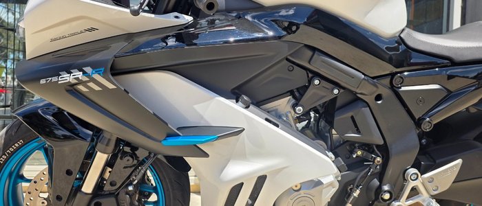 2025 CFMOTO 2025 CF MOTO 675CC 675SR-R ABS NEBULA WHITE